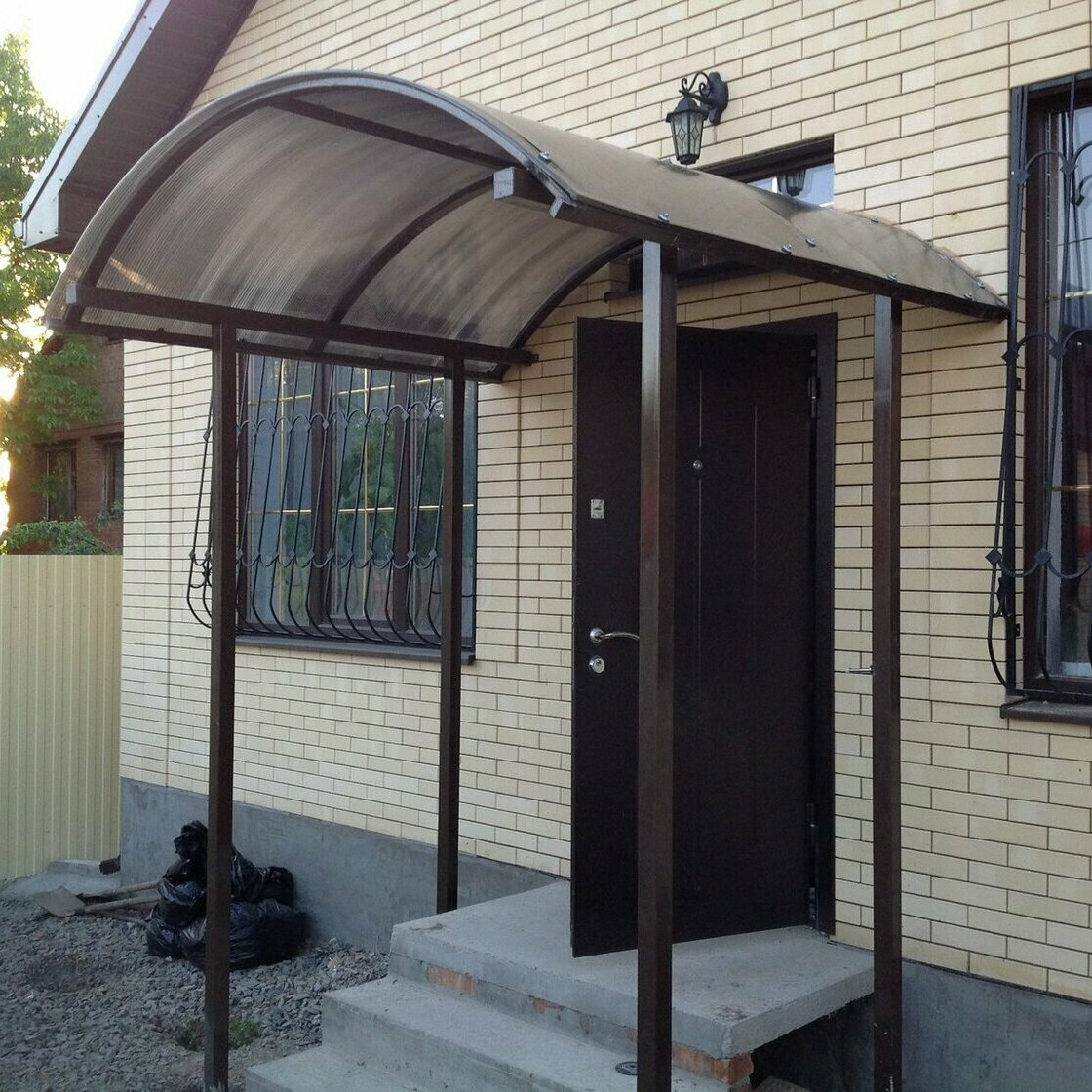 навес над входом в дом навес над входом