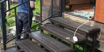 крыльцо уличное крыльцо